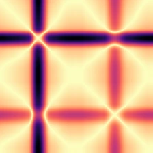 Eclipsing binary, unthresholded recurrence plot
