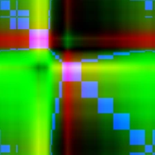 RR Lyrae, three fields stacked as red, green and blue